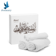 HỘP KHĂN QUÀ TẶNG CHO KHÁCH TÂY TRANG TRÍ HỌA TIẾT VỀ THỦ ĐÔ VIỆT